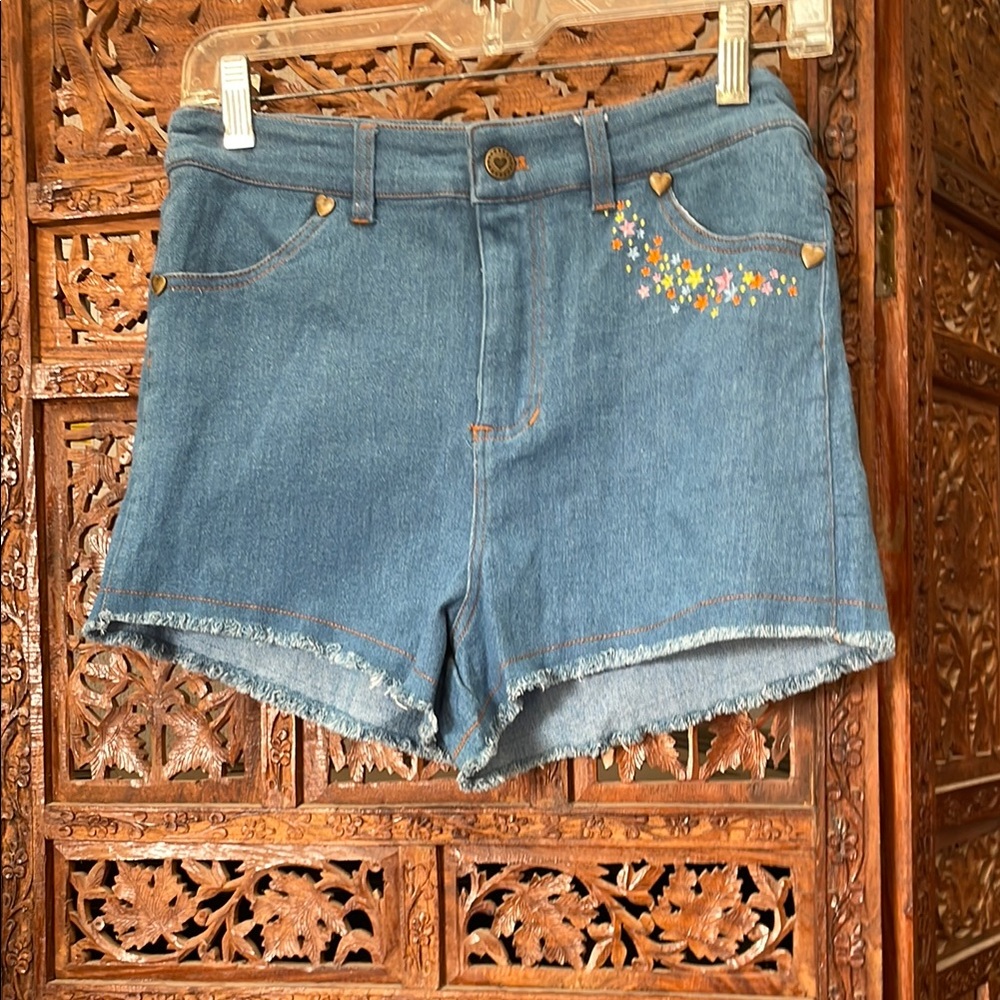 Unique Vintage Blue Jean Shorts Retro Style size Medium